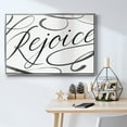 thumbnail image 5 of Rejoice - Framed Gallery Wrapped Holiday Canvas - 27 x 41 - Silver Frame, 5 of 8