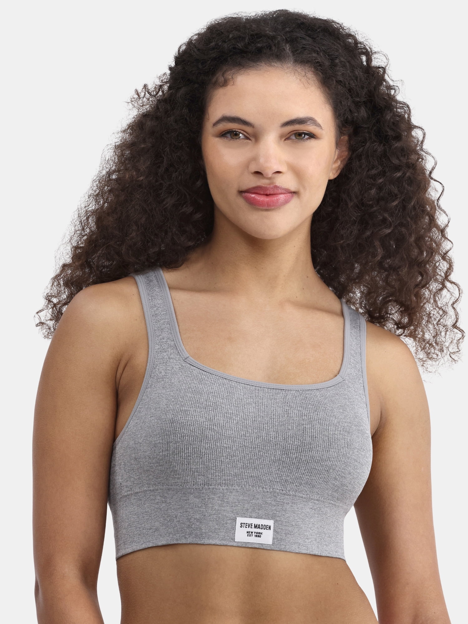 Steve Madden Women's Seamless Longline Comfort Bra, 2-Pack, Sizes S-XL