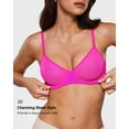 thumbnail image 6 of Women's Sheer Demi Balconette Bra Sexy Mesh Unlined Underwire See Through Demi Bras, 6 of 6