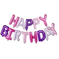 thumbnail image 1 of Globos de feliz cumpleaños, globos de papel de aluminio para decoraciones y suministros de fiesta de cumpleaños, 1 of 5