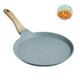 thumbnail image 3 of Wosthever Sartén, ollas de cocina lavables, estructura de Metal, diseño grueso, bistec, accesorios para el hogar, suministros de cocina de agarre Utensilios de cocina 24cm Wosthever HA026347-02, 3 of 6