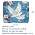 thumbnail image 5 of Peace Dove Printed Square Mouse Pad, 8.3x9.8 Inch Non-Slip Rubber Bottom Gaming Mouse Pad for Office Use, 5 of 6