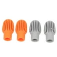 thumbnail image 2 of Shisuyan Silicone Drumstick Protector 4Pcs Gray Drumstick Head Covers Mute For Musicians, 2 of 9