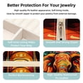 thumbnail image 3 of Elephant Travel Portable Square Jewelry Box - Bracelet Holder and Jewelry Stand - Ideal for Rings, Earrings, Necklaces, and Bracelets - Suitable for Girls and Women, 3 of 6