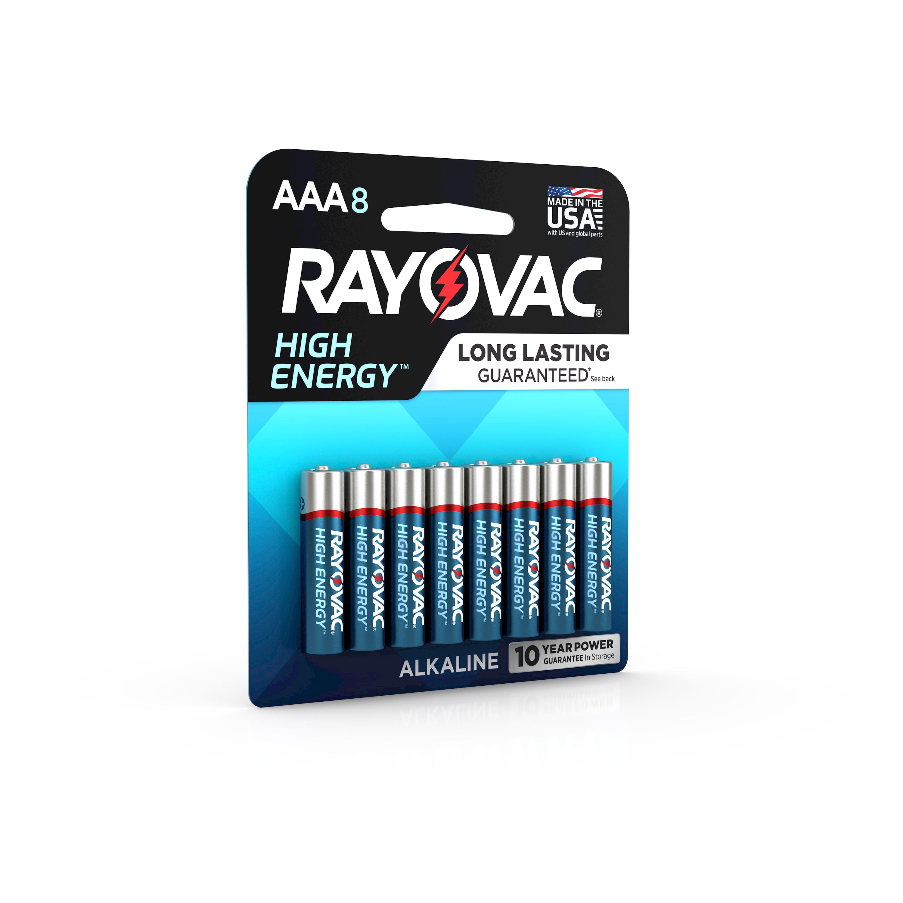 Rayovac High Energy Alkaline Aaa Batteries 8 Count