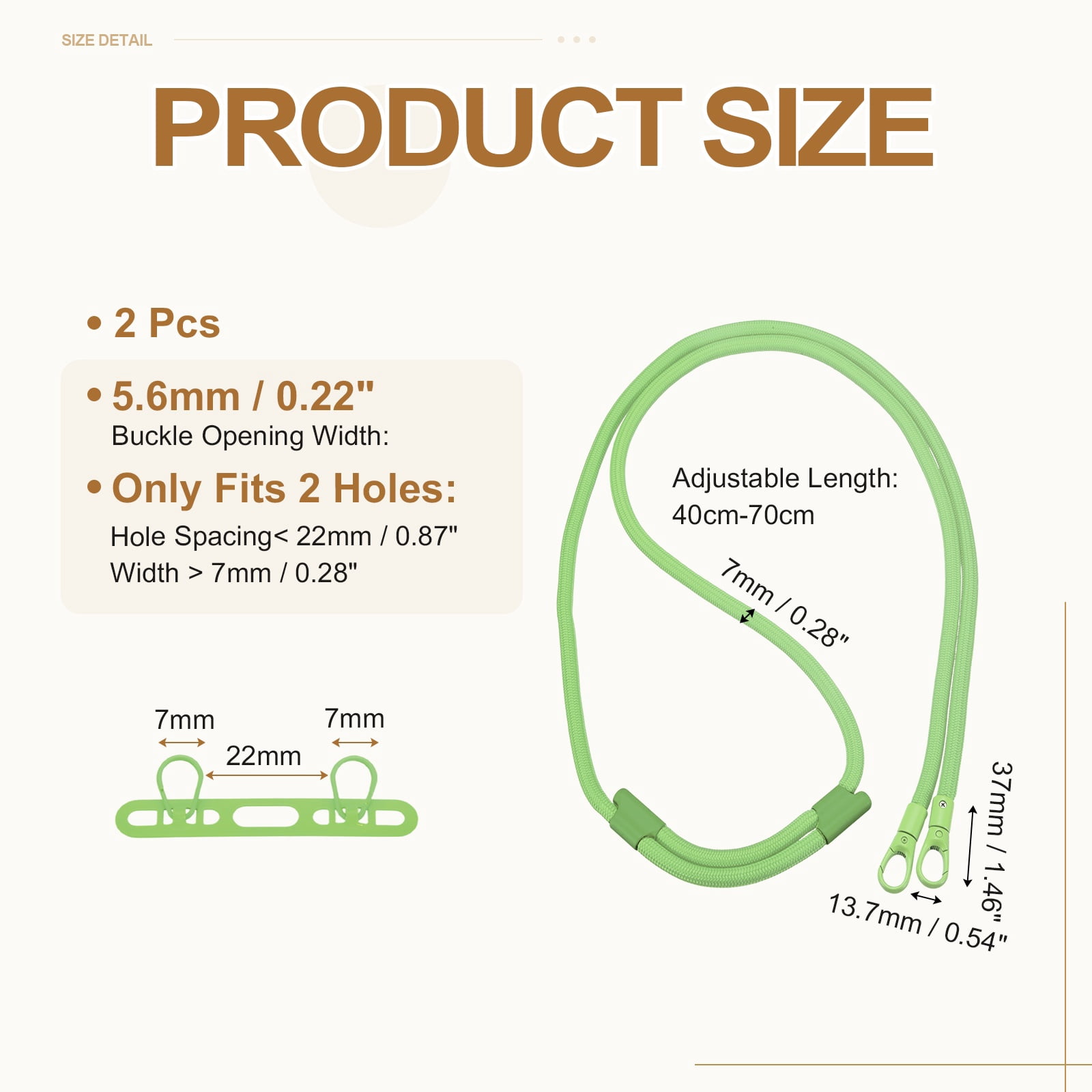 Uxcell 2Set Phone Lanyard (Green) - Adjustable Anti Theft, Phone Strap Crossbody Neck Strap with Tether Tabs Most Smartphones, Fits Travel Essentials