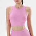 thumbnail image 1 of Chalecos de yoga para mujer, chalecos deportivos para gimnasio, tops con sujetador para correr, chalecos deportivos transpirables de secado rápido a prueba de golpes, 1 of 5