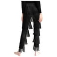 thumbnail image 5 of Kaerm Fringe Latin Dance Pants for Women Multi-Layer Tassel Ballroom Latin Tango Dance Trousers Black XXL, 5 of 6