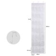 thumbnail image 2 of Clear Over The Door Shoe Rack with Crystal Pockets Hanging Shoe Organizer Storage Shoe Holder for Closet Hanger, 28 Pocket, 2 of 5