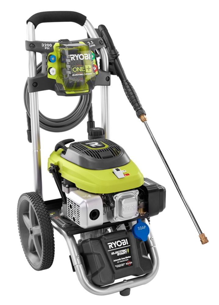 Refurbished Ryobi Ry 3 0 Psi 2 5 Gpm One Electric Start Gas Pressure Washer Walmart Com