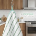 thumbnail image 6 of Unique Bargains Wood Fiber Absorbent Cleaning Cloths 6 Pack Green 12" x 12", 6 of 8
