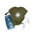 thumbnail image 4 of Sherrylily Women Cute Tee Sunflower Graphic Printed T Shirts Short Sleeve Tops S-2XL, 4 of 4