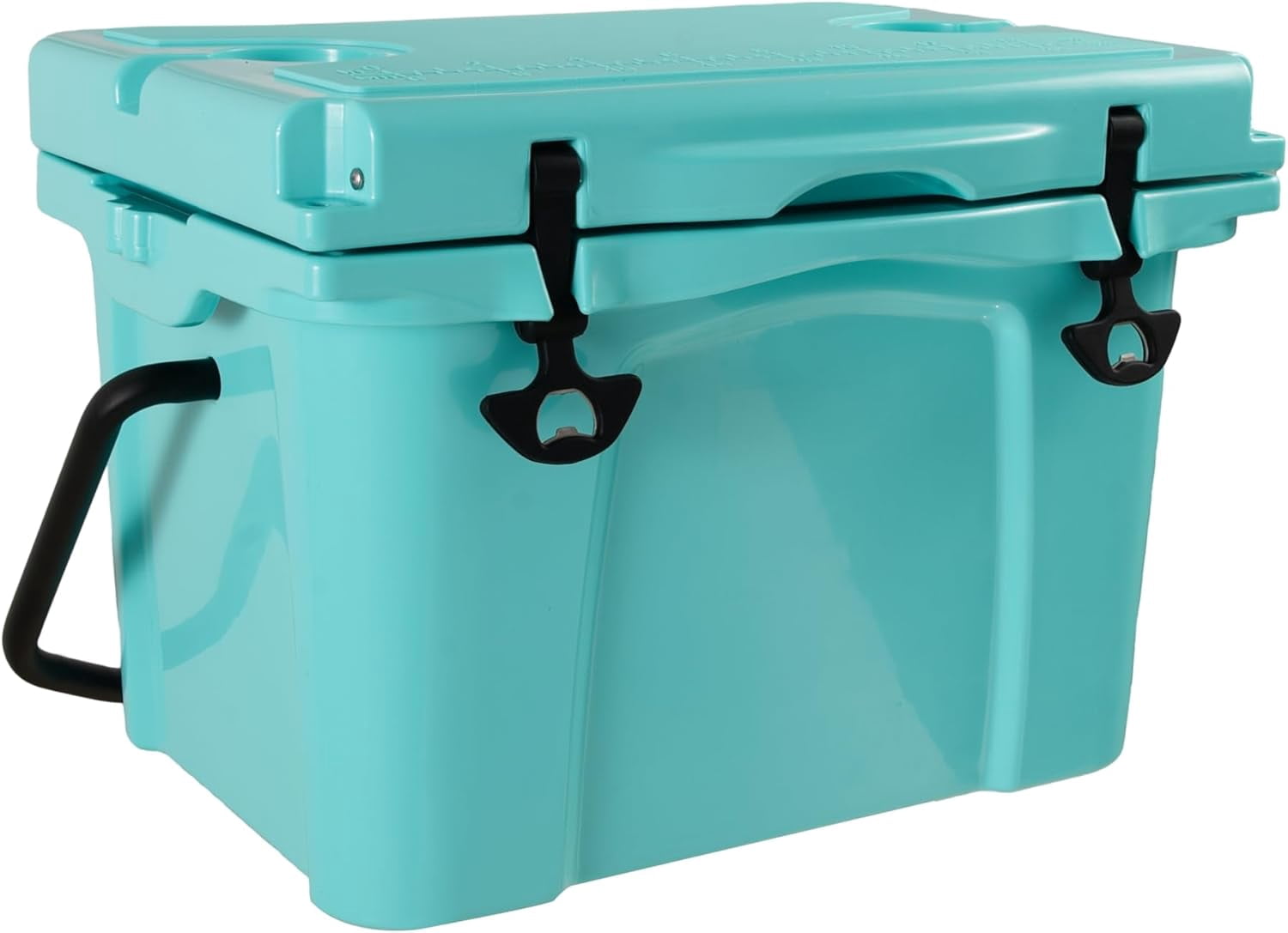 Elleree 25 Quart Cooler, Portable Ice Chest with Bottle Opener, Forming Ruler, Outdoor Camping Cooler Box for Fishing/Beach/Picnic
