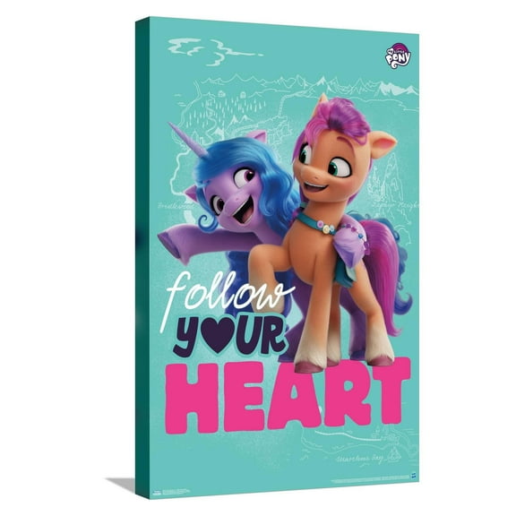My Little Pony 2 - Follow Your Heart Canvas Wall Poster, 14.725" x 22.375"