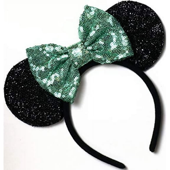 CL GIFT Tiana Mickey Ears, Mint Minnie Ears, Mint Green Mickey Ears, Mint Green Minnie Ears,Unique Minnie