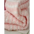 thumbnail image 5 of 6 Packs Fuzzy Socks ,6 Pairs Ladies Cozy Boot Fall Winter Thermal Warm Thick Socks  Colorblock Pink Cute Socks, 5 of 14