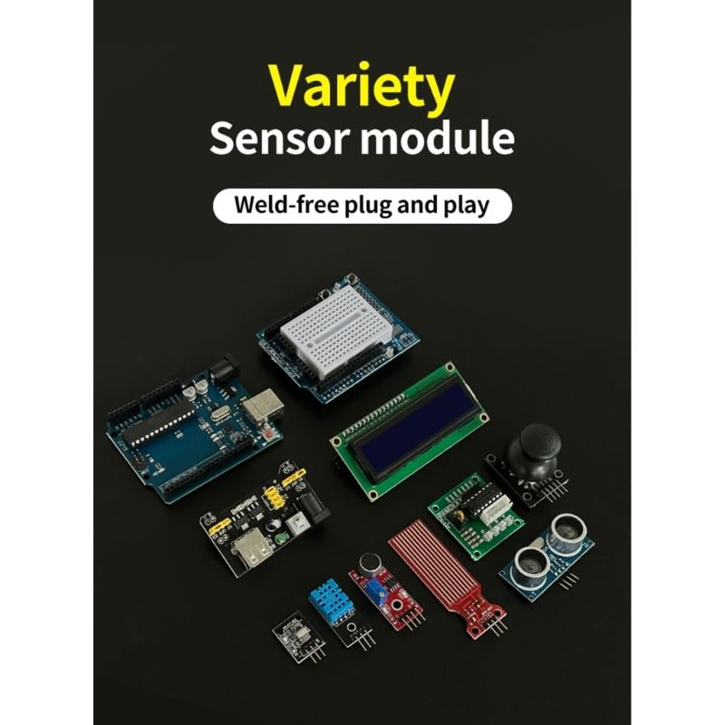 LIANXUE Super Starter Kit for SET R3 Breadboard with Detailed Tutorial for Easy Programming Electronics Learning DIY Kit