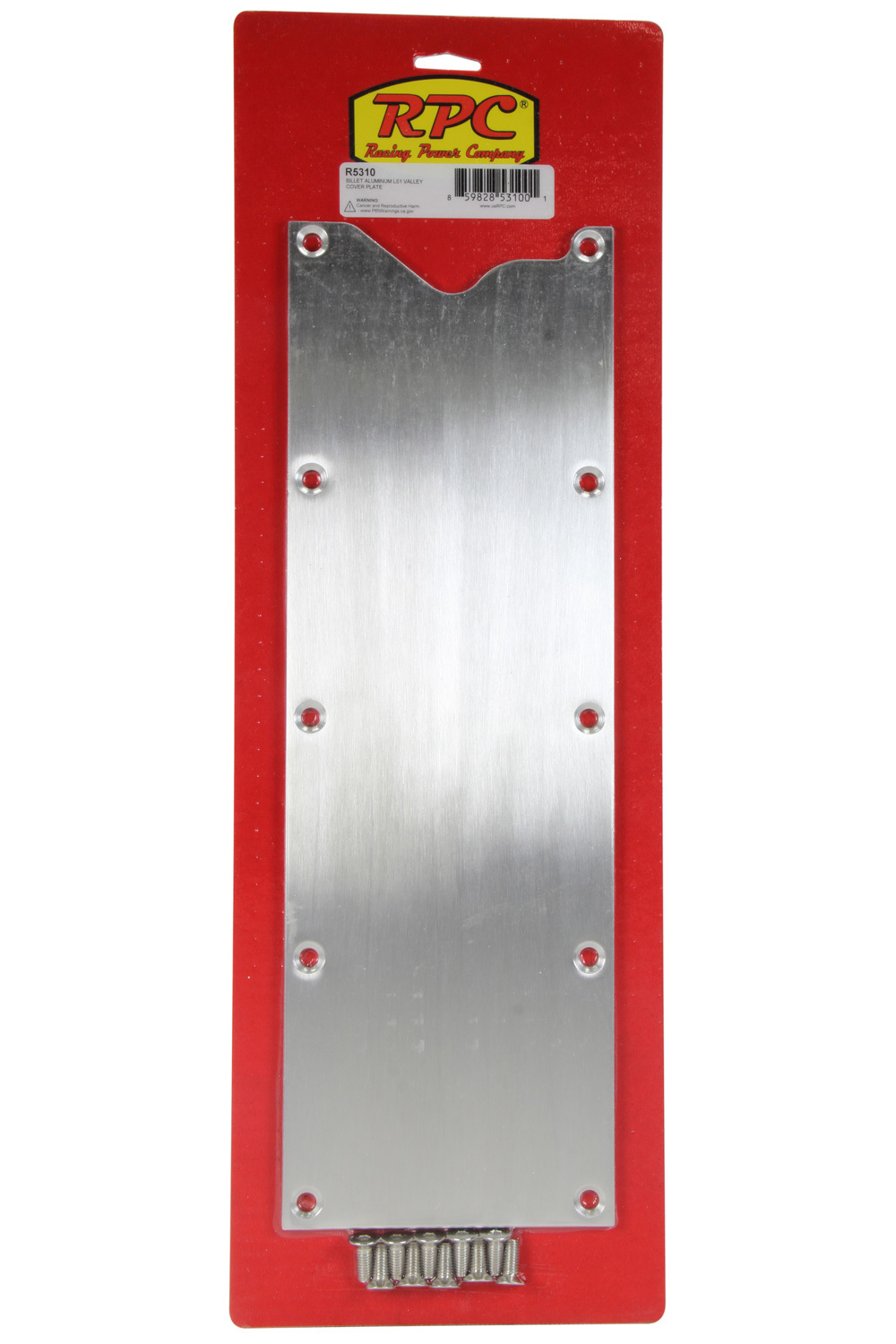 Racing Power Co-Packaged Billet LS1 Valley Cover Plate