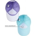 thumbnail image 5 of Disney Girls' Frozen Baseball Cap - 2 Pack Princess Elsa and Anna Curved Brim Strap Back Hat (2T-7), 5 of 6