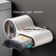 thumbnail image 5 of Caja De Rollo De Papel Higiénico Multifuncional Fácil De Instalar Dispensador De Papel Higiénico Sin Perforaciones Con Estante De Almacenamiento Para El Baño Del Hogar Eigraketly HA021696-00, 5 of 6