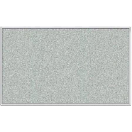 Ghent's Vinyl 3' x 4' Bulletin Board with Aluminum Frame in Silver
