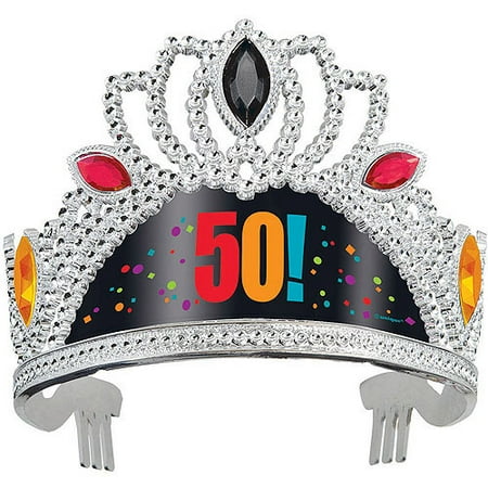  Birthday  Cheer 50th  Birthday  Tiara Walmart  com