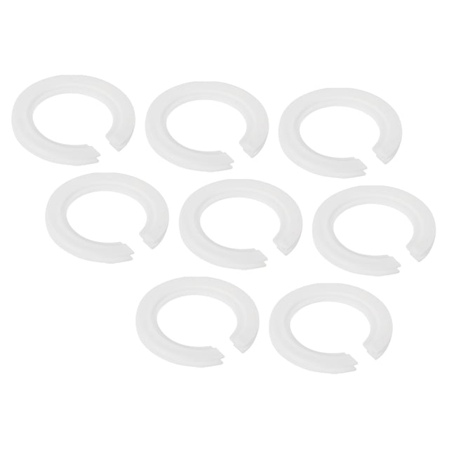 Unique Bargains Lamp Shade Reducing Ring E27 to E14 Holder Adapter Ring for Light Fixtures 8 Pack