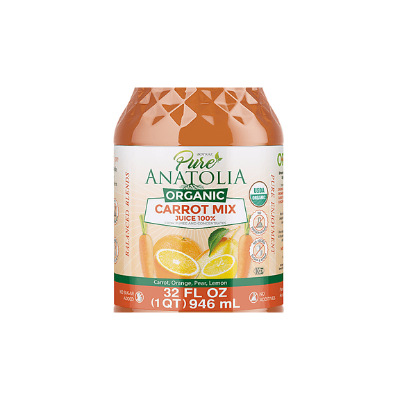 Pure Anatolia Organic Carrot Mix Juice, 32oz