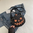 thumbnail image 6 of CAIXIA Travel Crossbody Bags For WomenHalloween Pumpkin Printed Crossbody Messenger Bag, Compact Satchel Unique Handmade Shoulder Tote Purse, 6 of 7