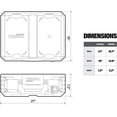 thumbnail image 3 of – StackTech Lockable Tool Box, Modular Storage with Auto-Locking System, IP65 Protection & Accessory Rails (TB-B1-B-30), 3 of 9