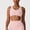 Pink, variant on Racerback Workout Bras for Women Fitness Padded Summer Bra for Women Plain Open Back Plunge No Wire Bras