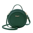 thumbnail image 2 of fankhu Retro Women Alligator PU Crossbody Bag Fashion Female Small Round Purse Simple Shoulder Handbag, 2 of 7