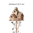 thumbnail image 4 of Birdhouse Garden Stakes Casa Pájaros Metal Con Poste para Jardín Al Aire Libre (E), 4 of 4