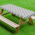 thumbnail image 1 of Clear Plastic Tablecloth Protector Heavy Duty Vinyl Table Cover Oil Proof Wipeable for Indoor Outdoor Dining Table Use(x Square), 1 of 7
