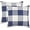 Buffalo Check Plaid, variant on 4PCS Buffalo Check Plaid Throw Pillow Covers Farmhouse Outdoor Pillow Cushion Case Cotton Linen for Home Decor, 18 x 18 Inch
