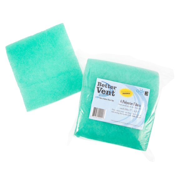 Filtro de repuesto para secadora BetterVent Polyester (paquete de 6)