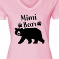 thumbnail image 4 of Inktastic Mimi Bear in Black Women's V-Neck T-Shirt, 4 of 5