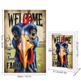 thumbnail image 2 of Funny Rooster Wood Wall Art Wood Decorative for Home Desk Shelf Wall Decor 1000 Piece Jigsaw Puzzle for Adults 20"x30", 2 of 8