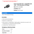 thumbnail image 2 of Front Lower Ball Joint - Compatible with 1963 - 1970 Chevy C10 Pickup 1964 1965 1966 1967 1968 1969, 2 of 2