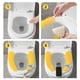 thumbnail image 4 of Funda de asiento de inodoro gruesa y cálida de felpa, cojín suave para asiento de inodoro, calentador de baño, 4 of 5
