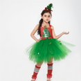 thumbnail image 2 of LNMQLPDBS Christmas Dress for Girls 10-12 Christmas Toddler 3t Christmas Long Dress Pink Princess Dress Christmas Clothes for Girls 3t Outfits Baby, Green 10-12 Years, 2 of 9