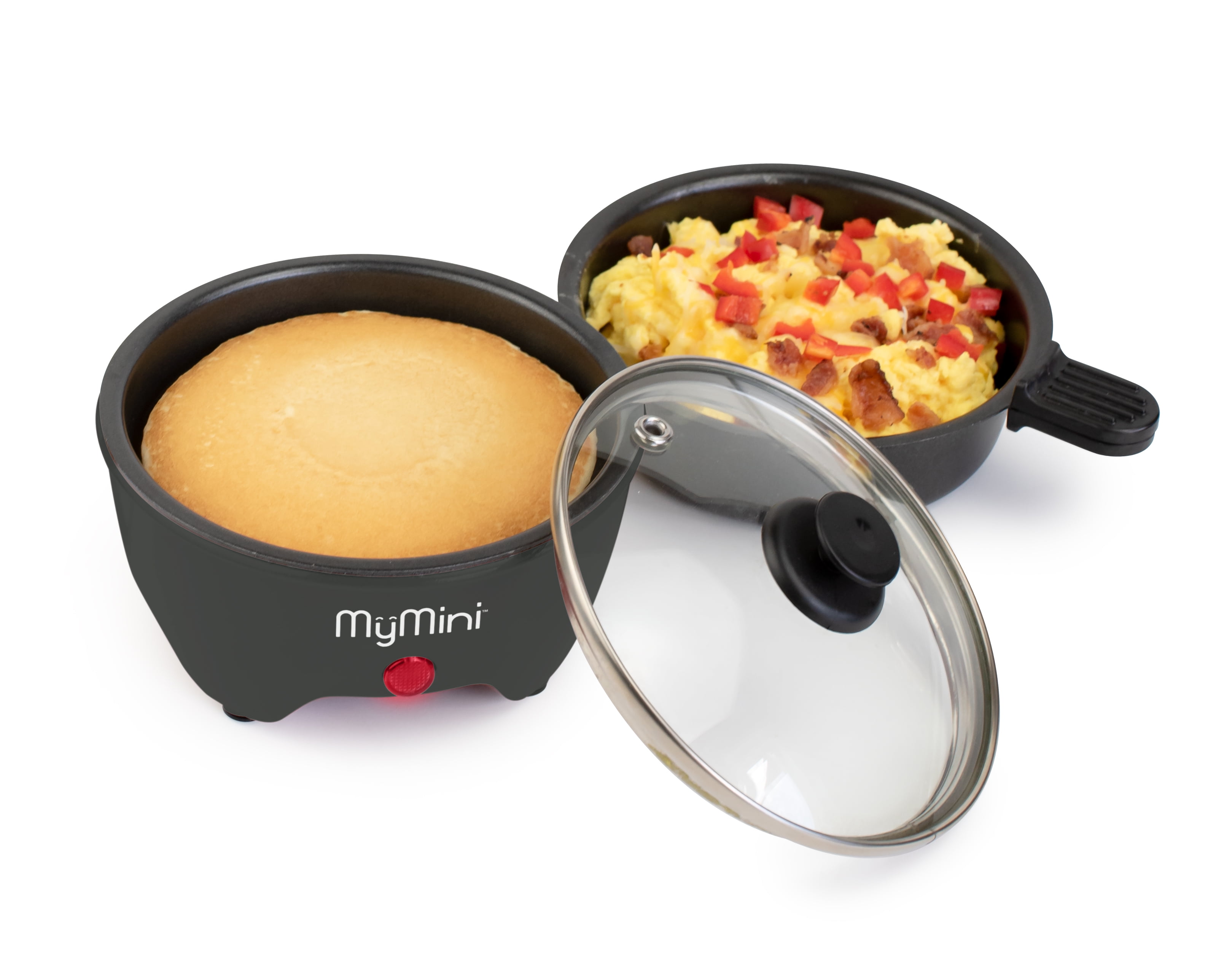 MyMini NMSKWM7GRY Electric Skillet, 7 inch, Gray