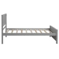 thumbnail image 5 of Tcbosik Twin Wood Platform Bed with Headboard & Footboard – No Box Spring Needed, Gray, 5 of 7