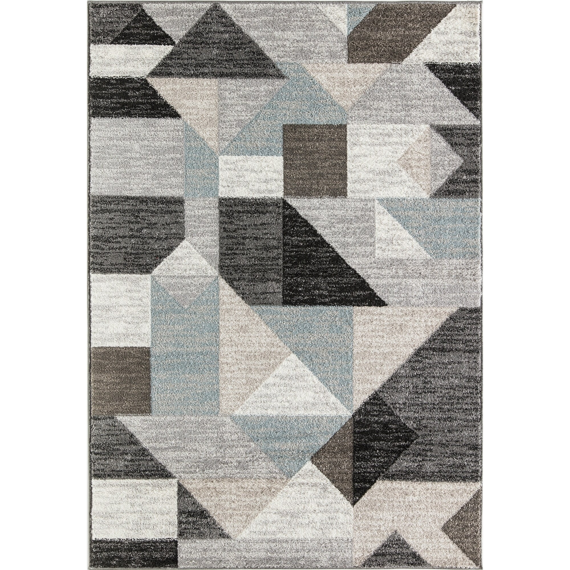 Rugs America Devon Collection Abstract Hues DV30A Moroccan Geometric Area Rug 9' x 12'