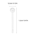 thumbnail image 2 of HINTRMENT 5 Pairs Invisible Earrings Clear Piercing Jewelry for Women Professional Appearance, 2 of 7