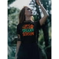 thumbnail image 2 of It's Spooky Season T-Shirt Women -Image by Shutterstock, Female XX-Large, 2 of 4