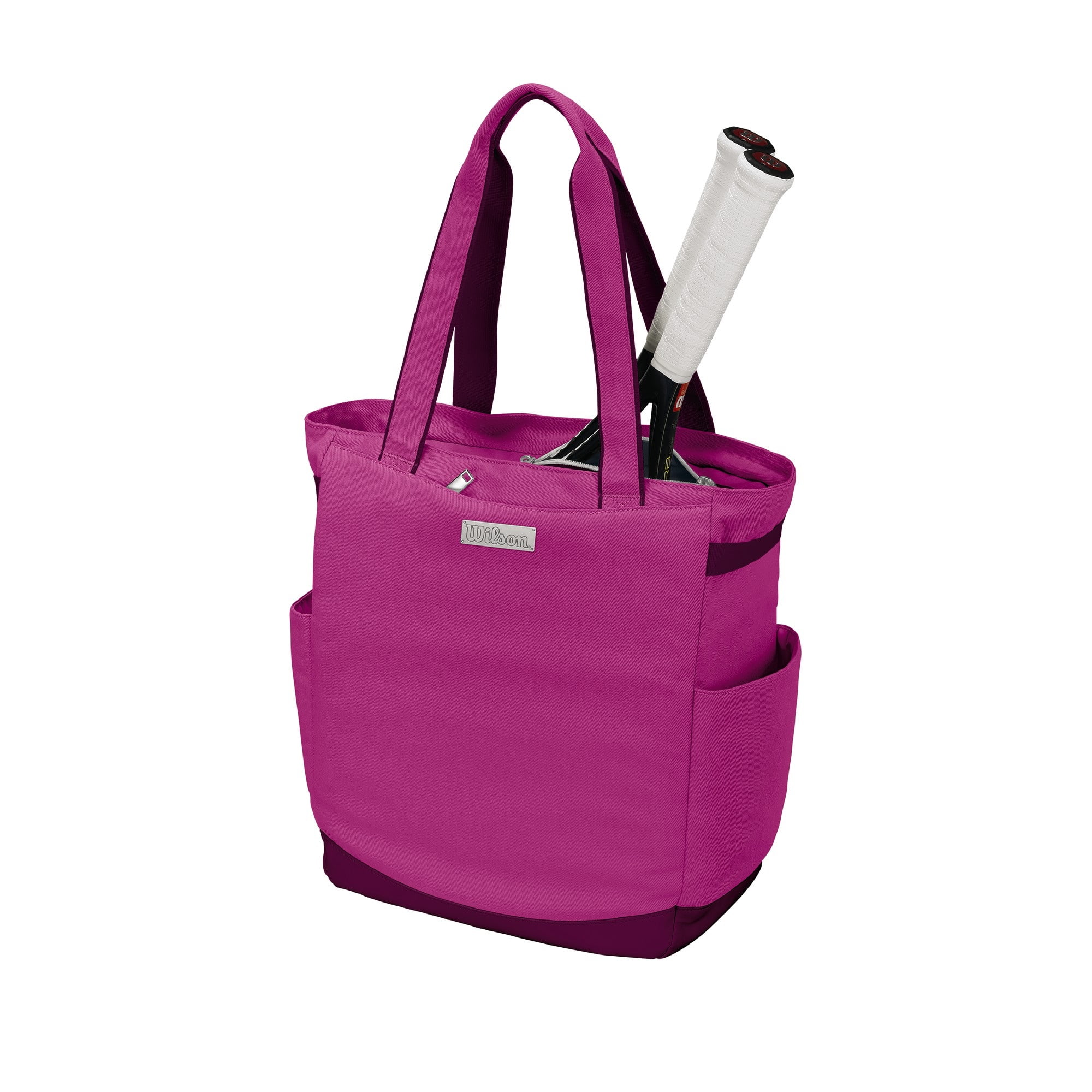 dark purple tote bag