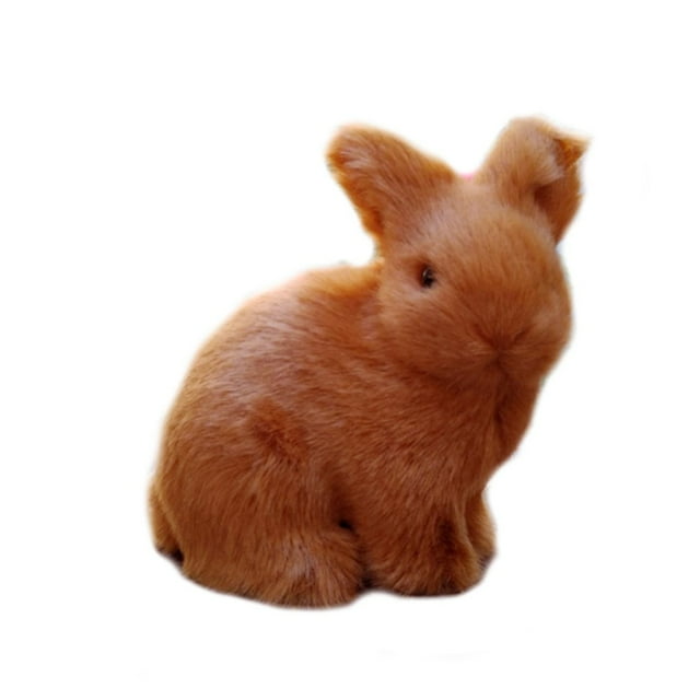 MesaSe Ridley le Lapin Peluche Réaliste Jouet Lapin Poupée pour Cadeaux d'Enfant Déco Maison