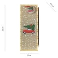 thumbnail image 2 of Holiday Time Christmas Wine Gift Bag With Tree and Car Design, 2 of 4