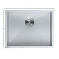 thumbnail image 2 of DAX Handmade Single Bowl Undermount Kitchen Sink - 19 x 18 - 16G - Stainless Steel, Accessories Included, 2 of 7